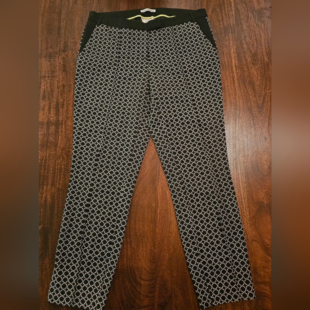 Dalia Collection Geometric Straight Leg Pants